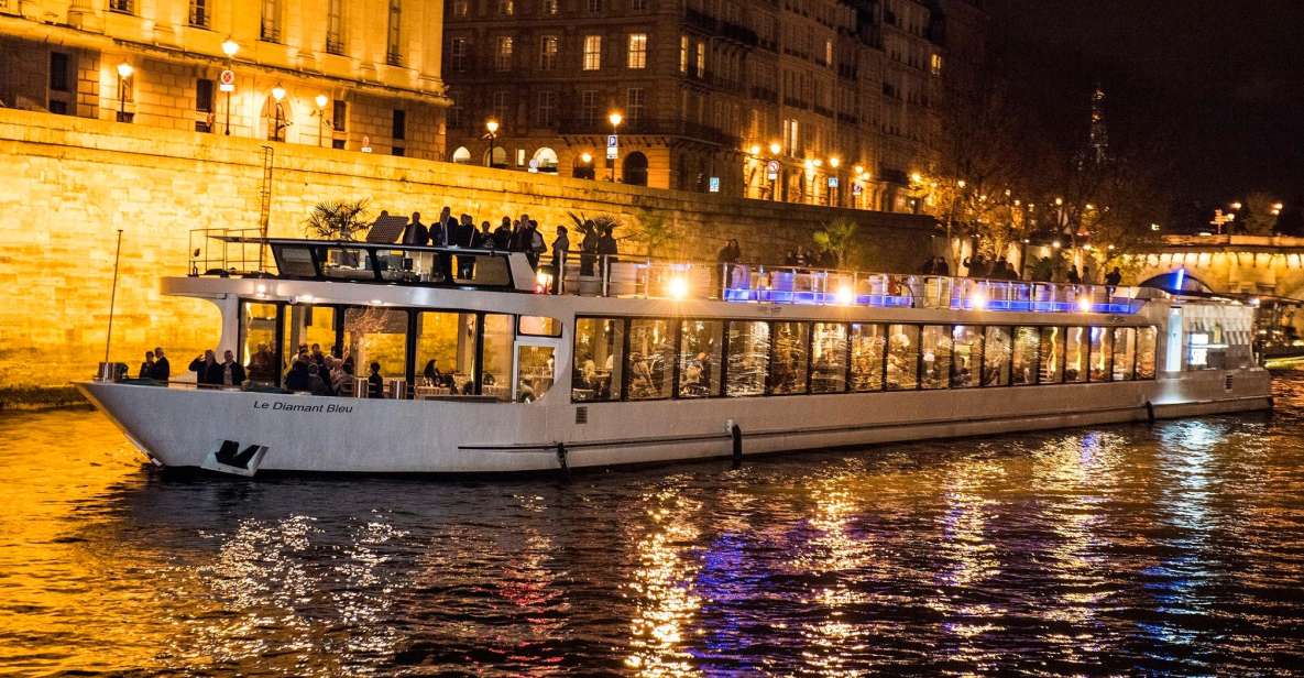 Paris Gourmet Dinner Cruise: Seine River Elegance with Live Music